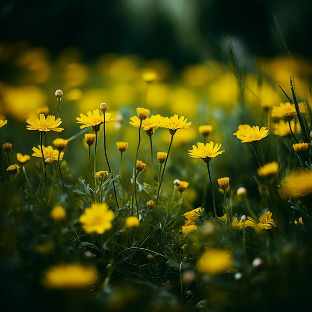 Photo yellow grass