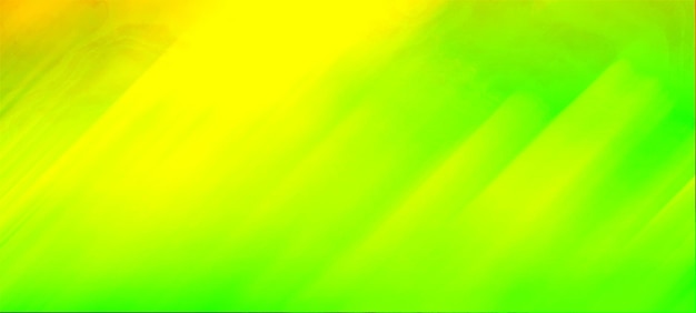 Yellow and green abstract panorama widescreen background