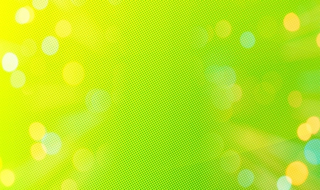 Yellow and green mixed gradient bokeh background