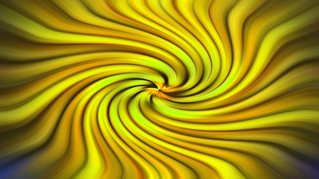 A yellow and green swirl pattern with the word " in the middle "