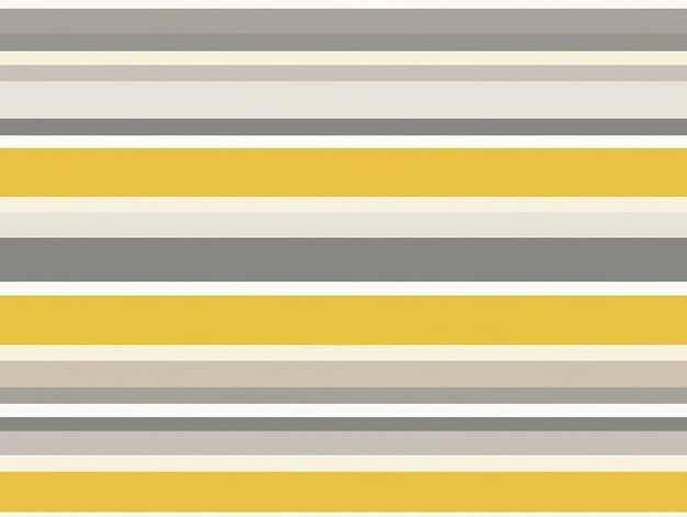 회색 줄무늬가 있는 노란색과 회색 줄무늬 벽지.