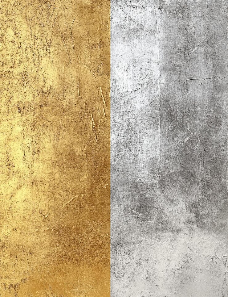 Photo a yellow and grey wall with a white flag on it