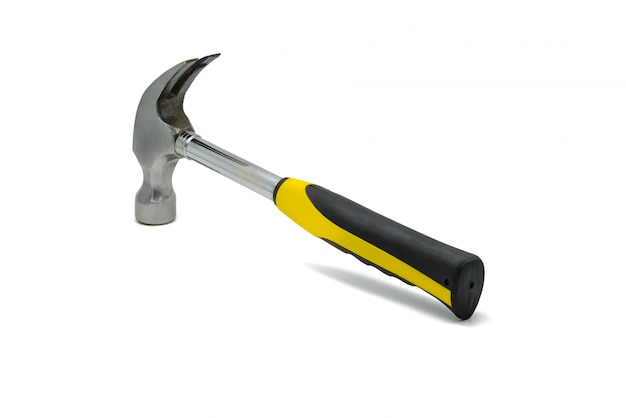 Photo yellow hammer isolated
