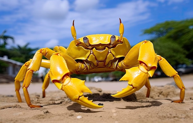 Yellow land crab