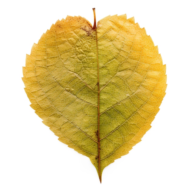 A yellow leaf with the word leaf on it