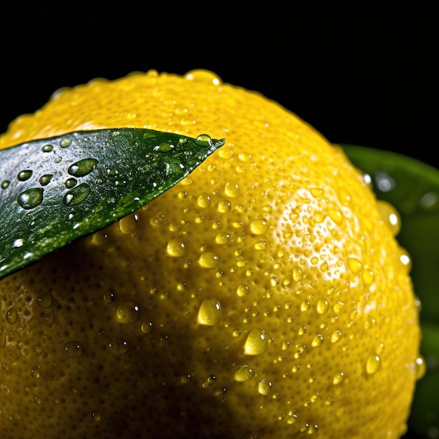 Yellow lemons background