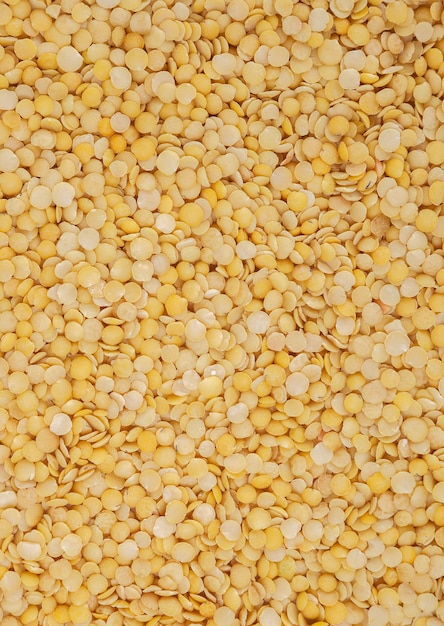 Yellow lentil background