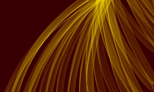 Yellow light lines background at night