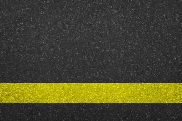 yellow line on asphalt road texture