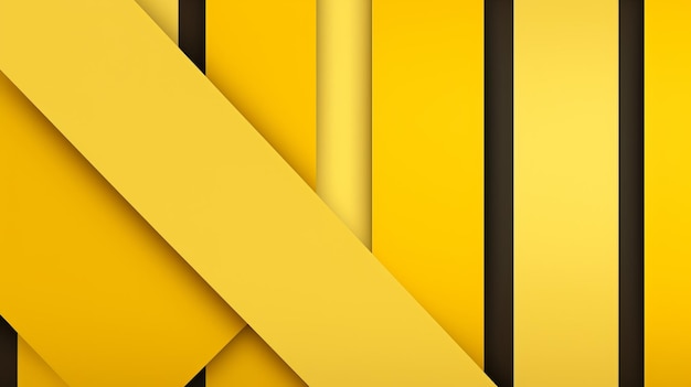 Yellow Lines on Geometric Plaid Background