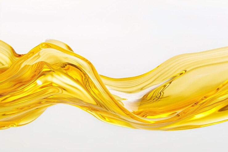 Photo a yellow liquid in motion