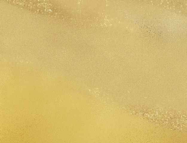 Foto un liquido giallo con uno sfondo di schiuma bianca