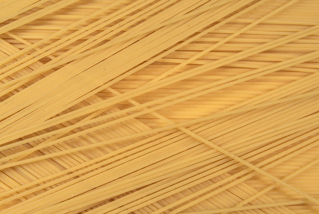 Yellow long spaghetti Pasta and bakery