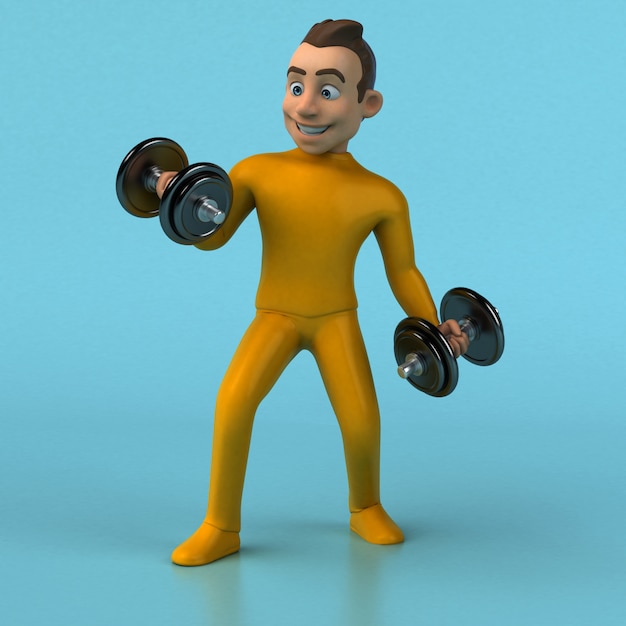 yellow man animation