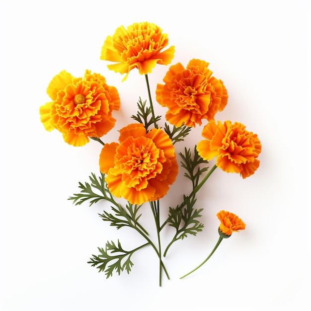 yellow marigold flower