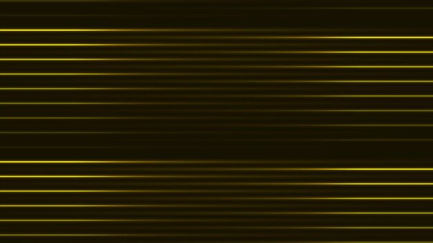 Yellow neon laser lines abstract background