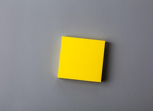 Yellow note pad