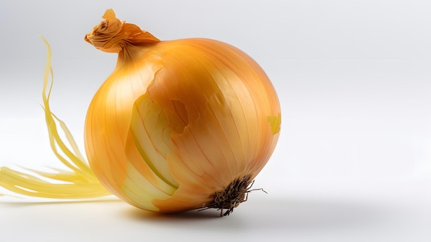 A yellow onion