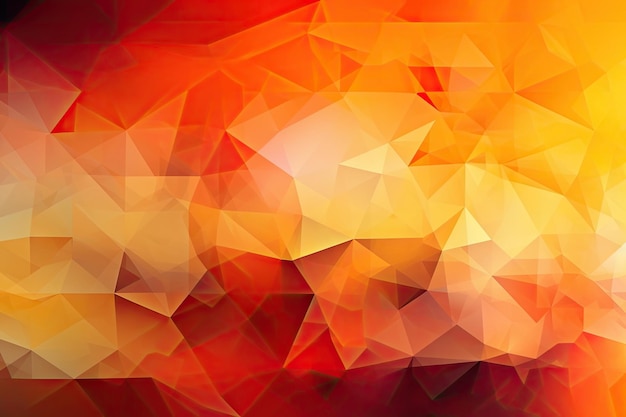 Yellow orange abstract background Geometric shapes Color gradient