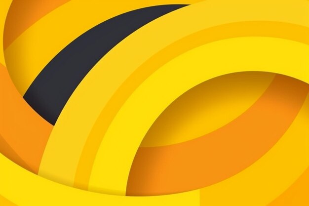 A yellow and orange background with a design in the middle