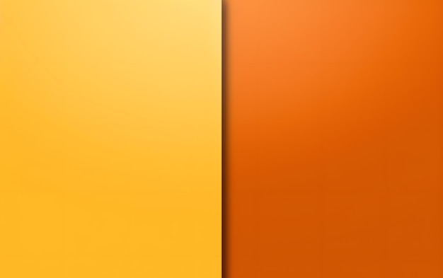 A yellow and orange background with a shadow on it