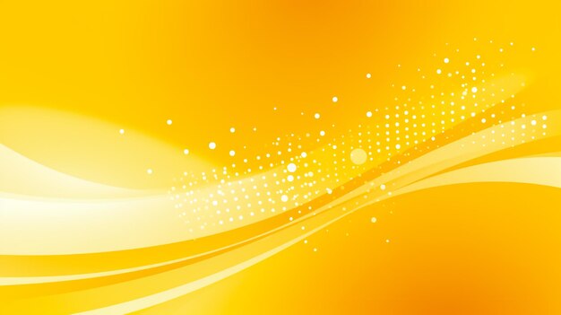 Yellow orange blurred modern background with abstract luxury wave curve pattern for illustration