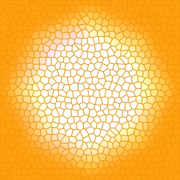 Yellow orange brown honeycomb background image illustration
