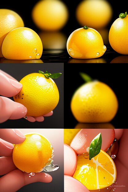 Yellow orange fruit slice orange juice display business promotion advertising background