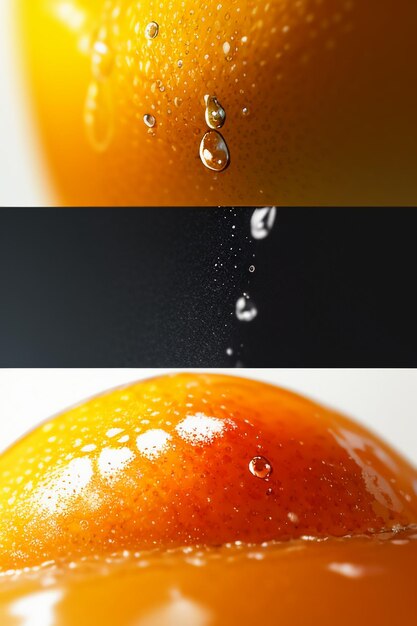 Фото Желтый оранжевый фруктовый ломтик апельсиновый сок дисплей продвижение бизнеса рекламный фон