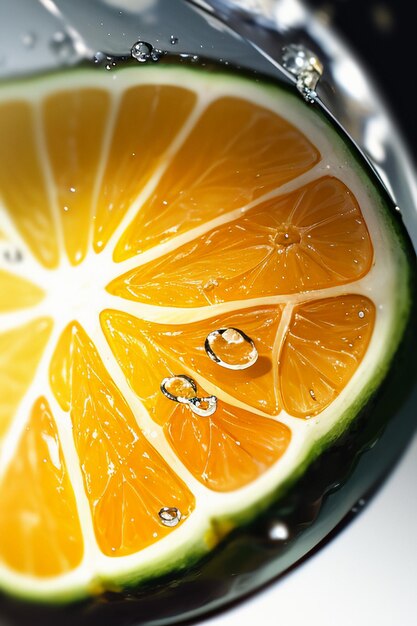 Yellow orange fruit slice orange juice display business promotion advertising background