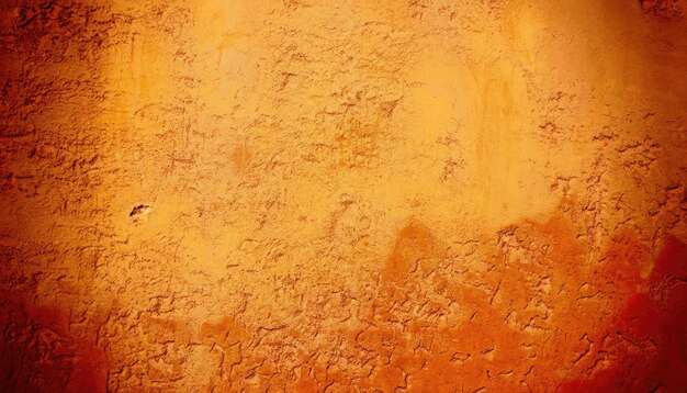 Yellow orange red grunge texture Toned rough wall surface