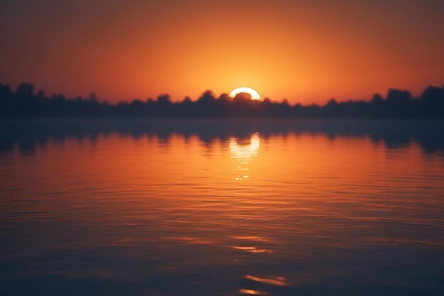 黄色いオレンジ色の夕暮れの夜明け ぼんやりしたモノフォニックな背景の質感パターン 壁紙