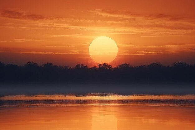 黄色いオレンジ色の夕暮れの夜明け ぼんやりしたモノフォニックな背景の質感パターン 壁紙