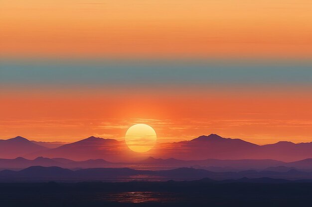 黄色いオレンジ色の夕暮れの夜明け ぼんやりしたモノフォニックな背景の質感パターン 壁紙