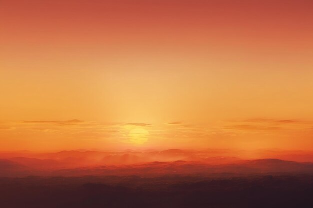 Yellow orange sunset dawn blurred monophonic background texture pattern wallpaper