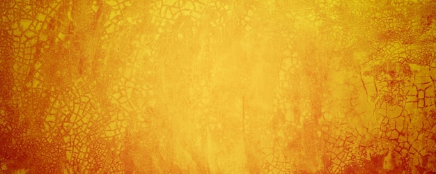 Yellow and orange wall cement background