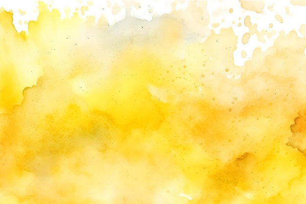 Yellow paint with a white background