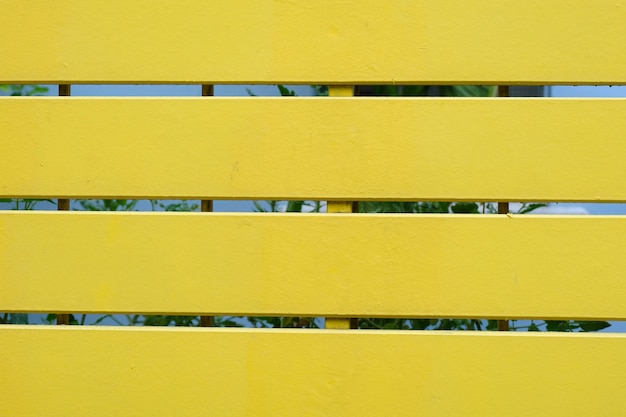 Yellow panel steel wall 