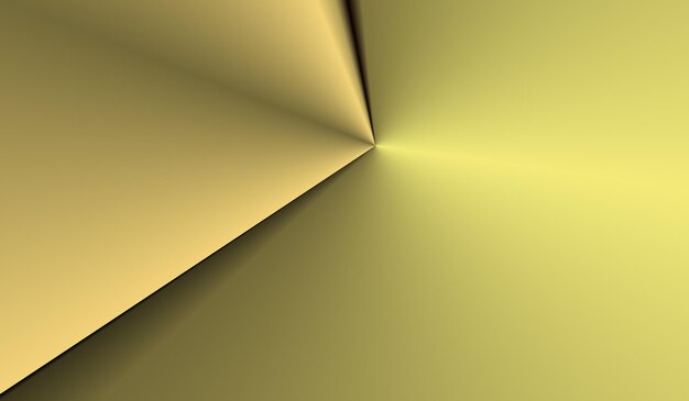 Yellow paper fold abstract background