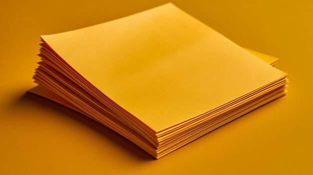 A yellow paper that is made by the company