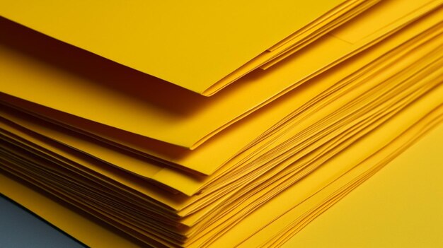 Photo a yellow paper that is made by the company