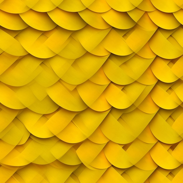 A yellow pattern with a fish scale