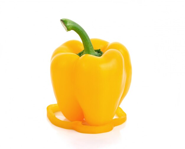 Yellow pepper isolated