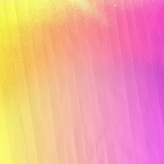 Yellow to pink gradient design squre background