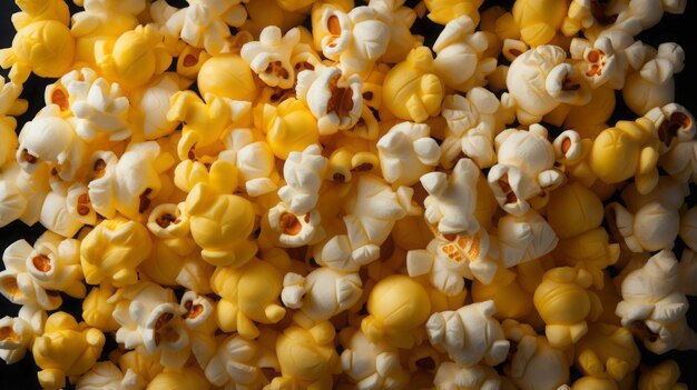 Foto popcorn giallo, crudo