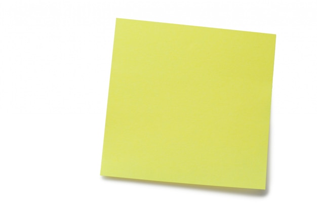 Yellow post-it