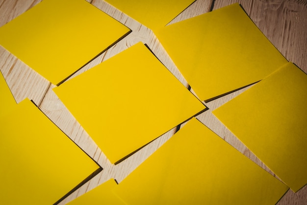 Yellow post its