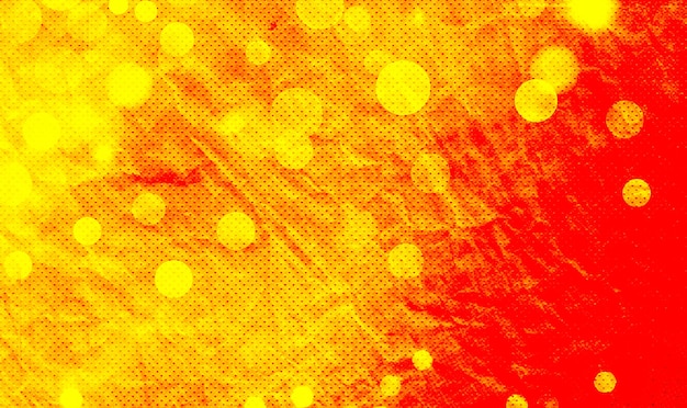 Yellow red bokeh background for seasonal holidays event and celebrations