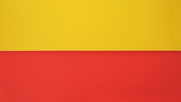 Yellow and red color paper for backgroundit is empty space and no people