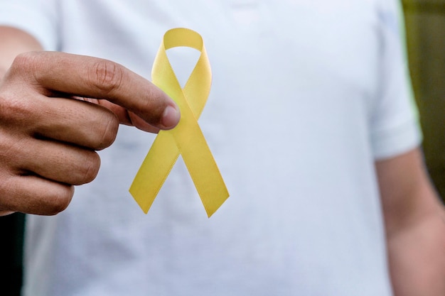 Yellow ribbon yellow may International movement of awareness for the reduction of mortality in traffic